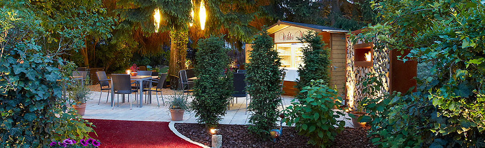 Restaurant Wilder Mann in Aalen - Impressionen unseres Sommergartens